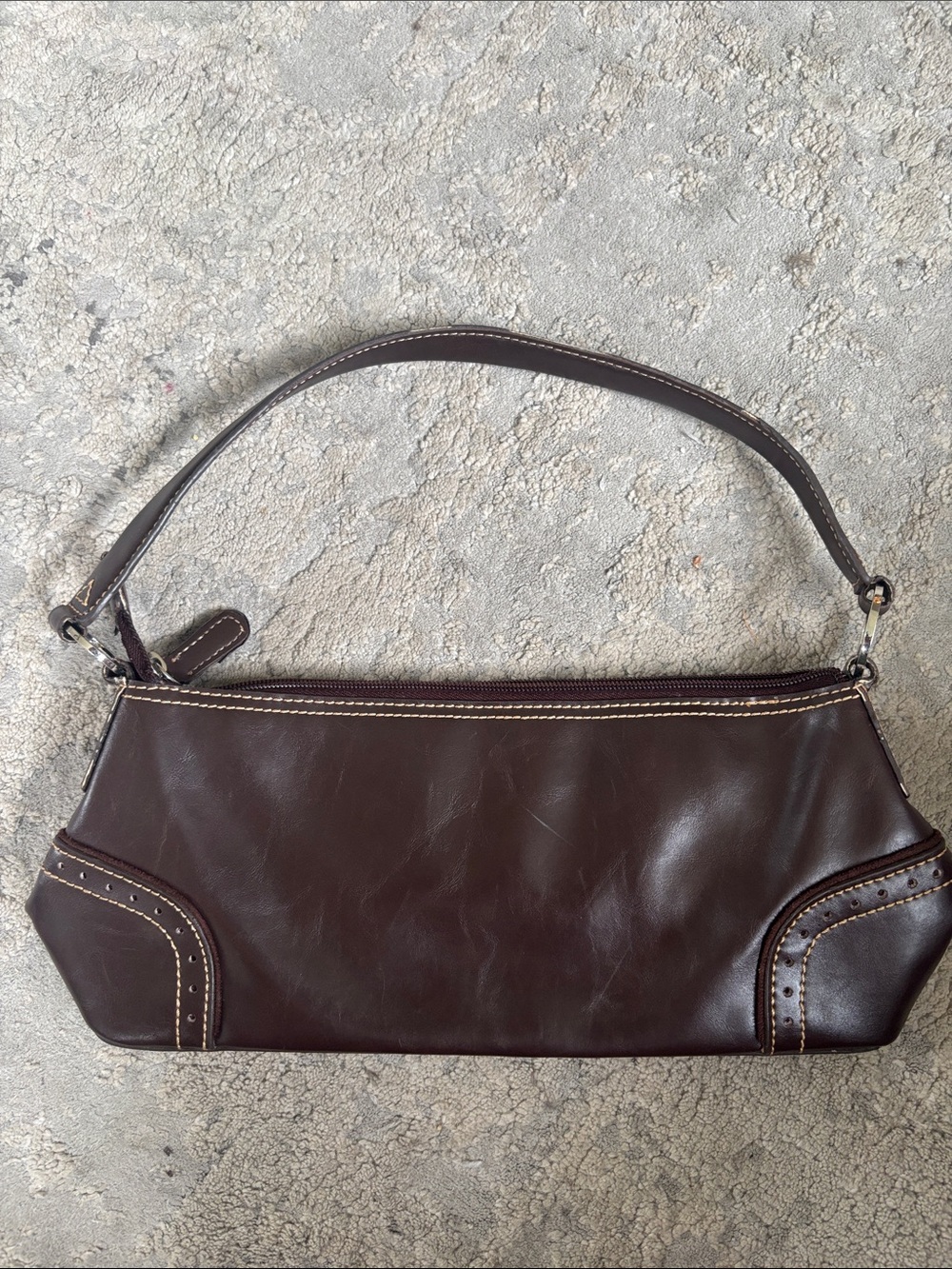 Tommy Hilfiger Chocolate Brown Shoulder Bag